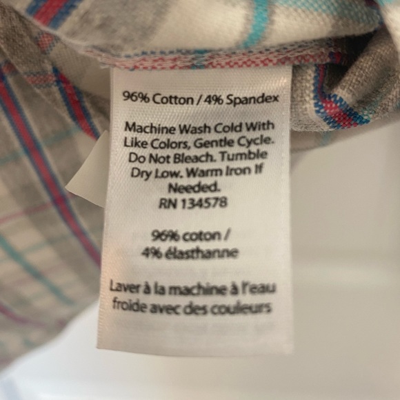 Vineyard Vines Blue Pink Red Plaid Checkered Slim Fit Murray Button Down Shirt - Picture 7 of 8